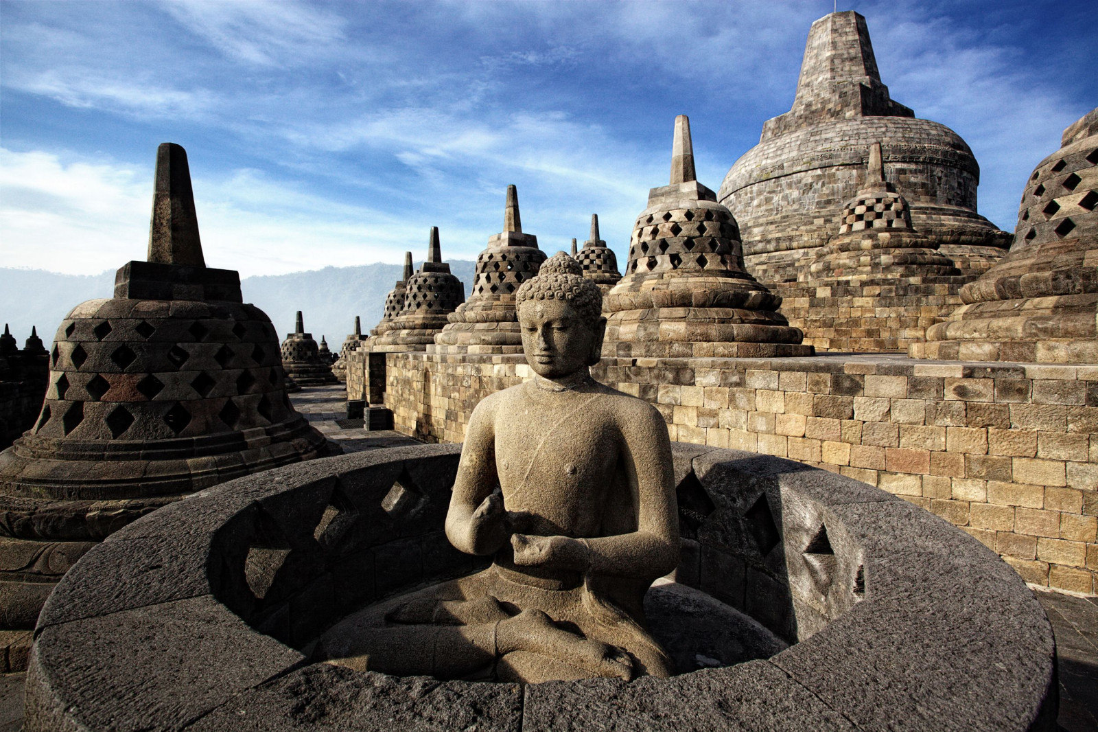 Indonesië Java Borobudur tempel