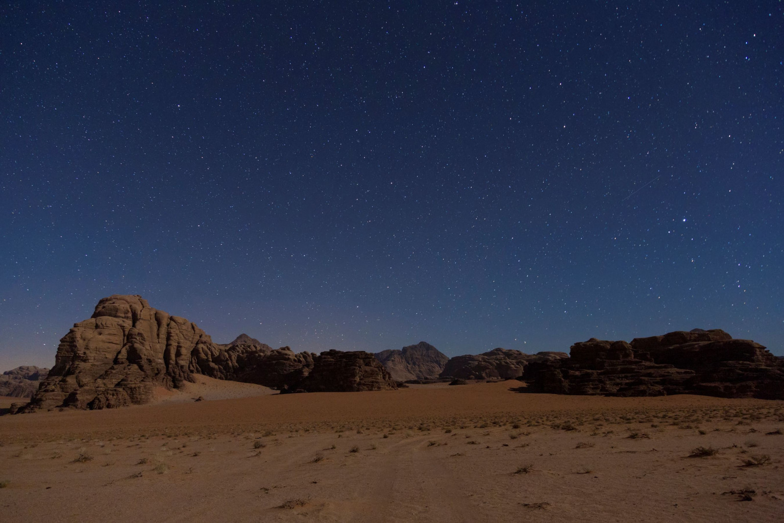 Jordanië Wadi rum sterrenhemel
