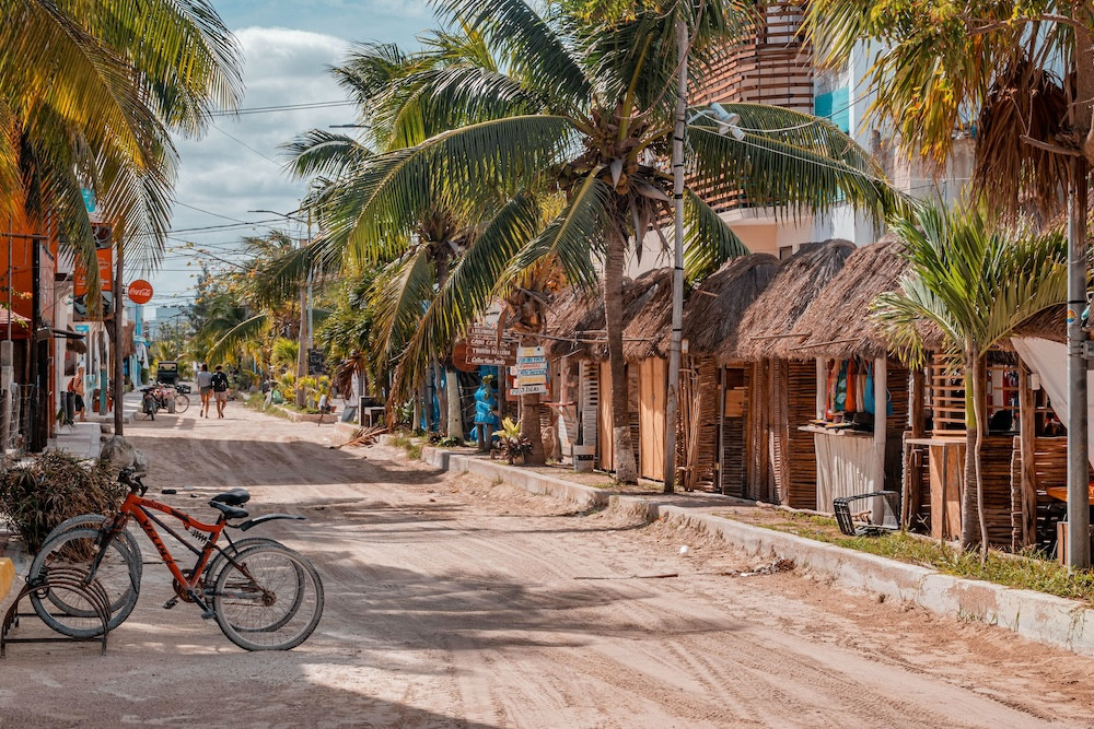 Mexico Straat op Isla Holbox