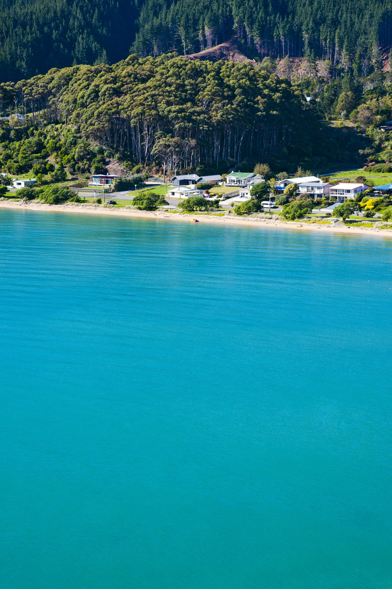 Nieuw-Zeeland Zuidereiland zee kustlijn