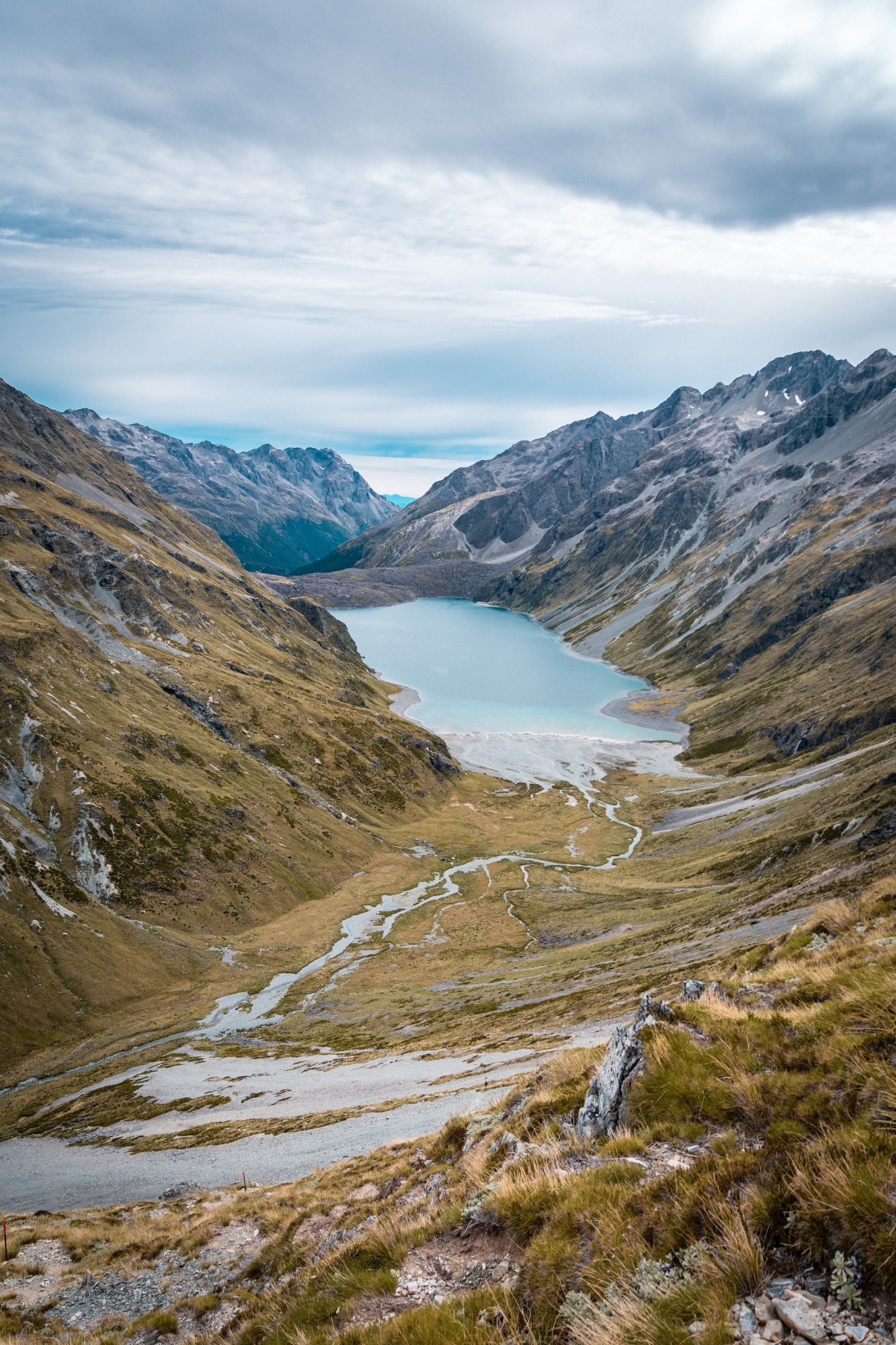 Berglandschap in Nieuw-Zeeland