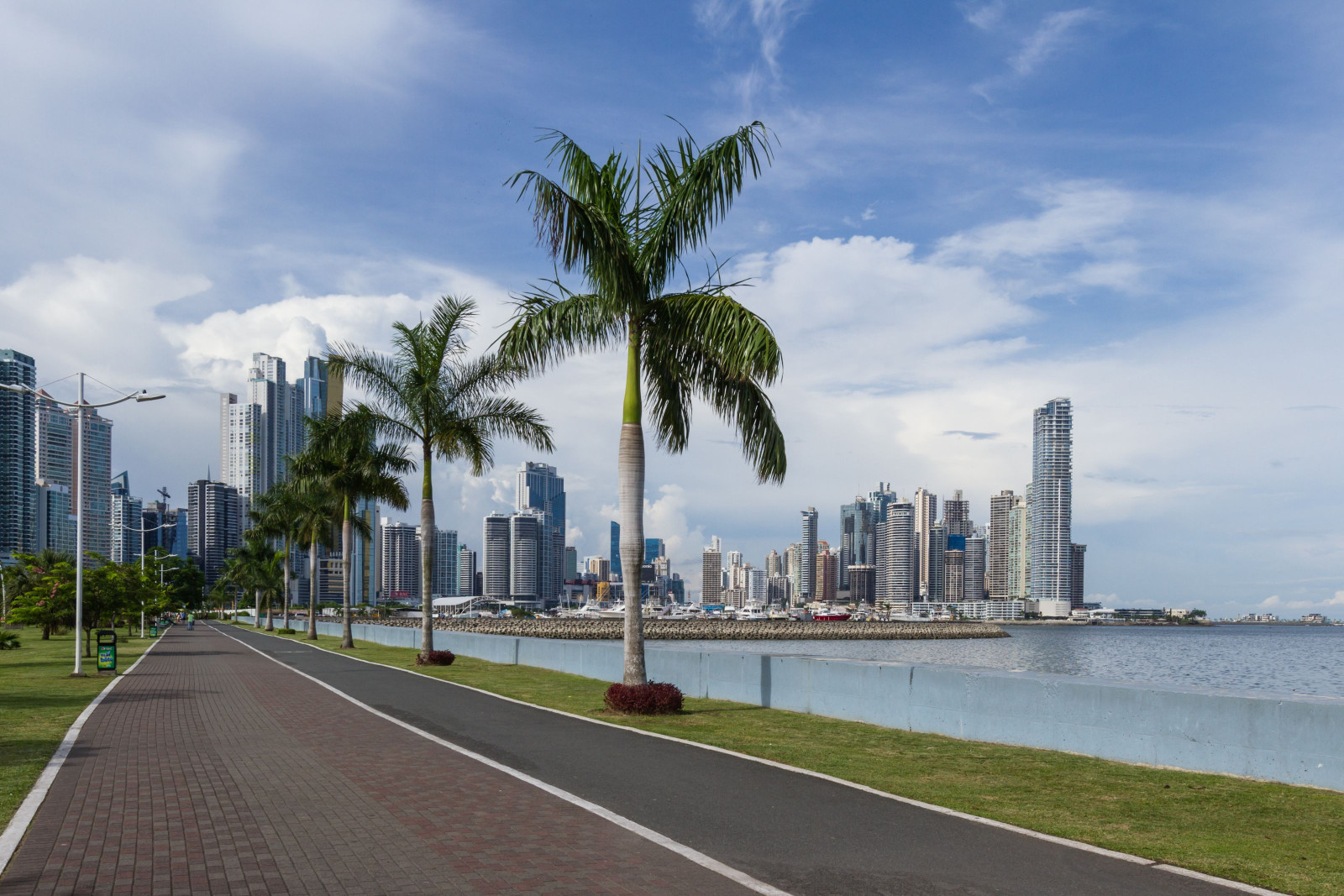 Uitzicht skyline Panama-Stad