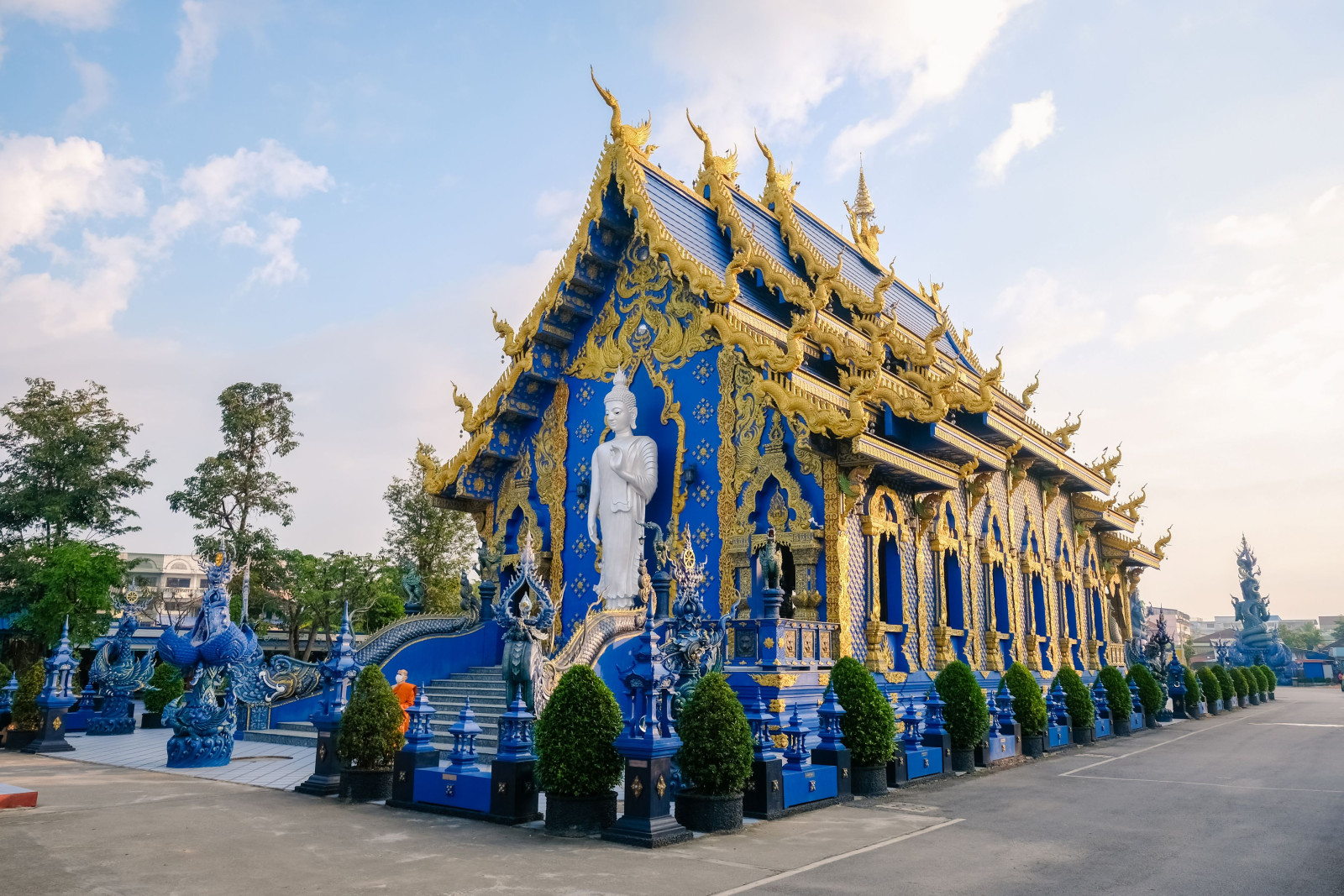 Thailand Blue Temple Wat Rong Suea Ten