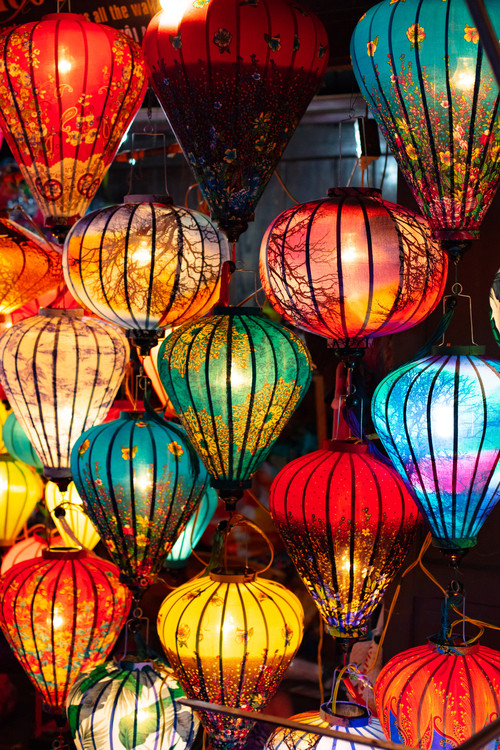 Hoi An lantaarns in Vietnam