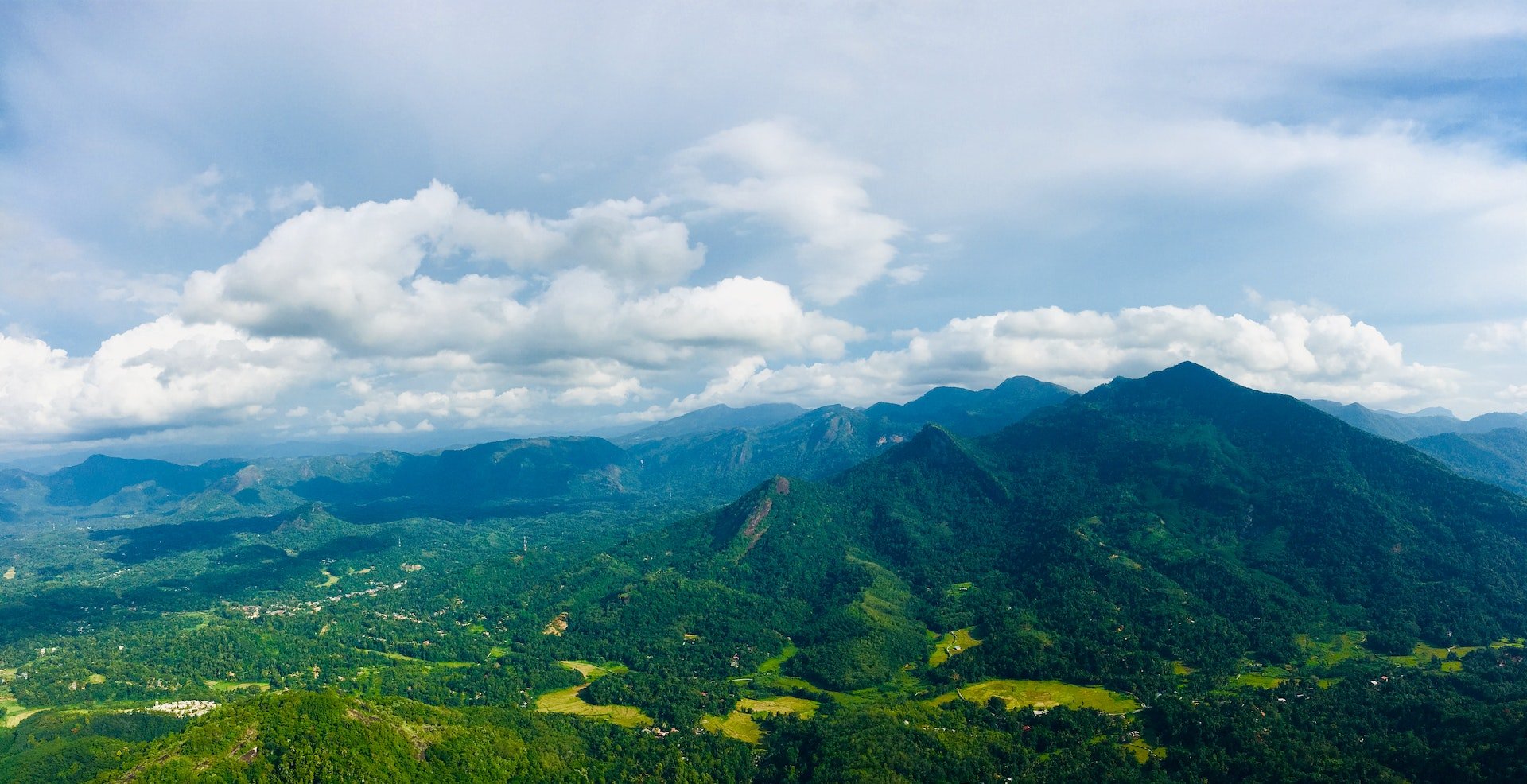 Berglandschap in Sri Lanka