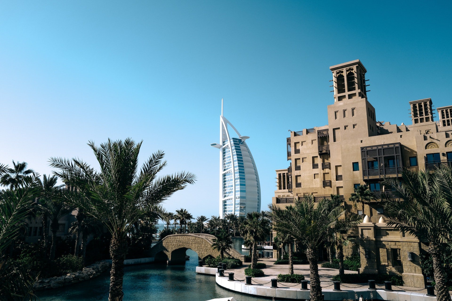 Dubai met de Burj al Arab