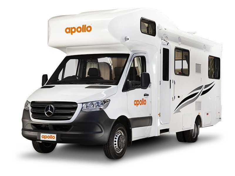 Buitenkant van Apollo AU Euro Deluxe camper