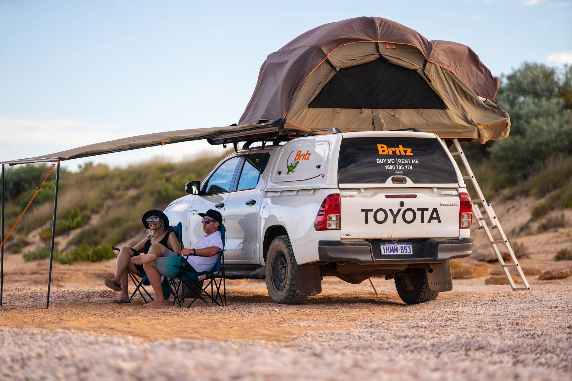Britz AU Safari Auto 4WD met de tent